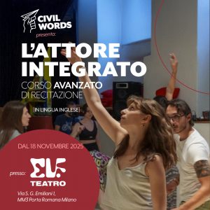 L'ATTORE INTEGRATO 2025/2026 con Nick Rapp