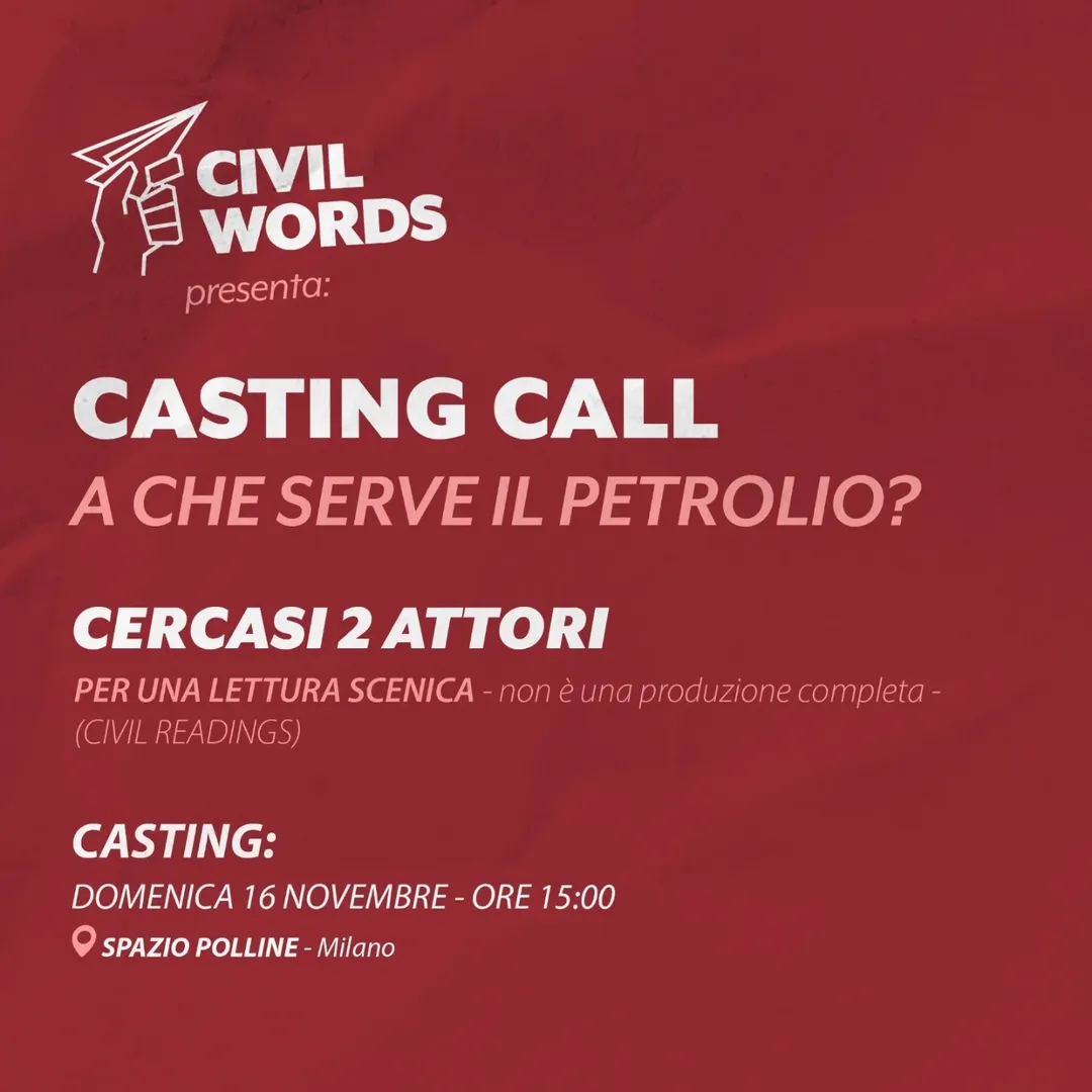 Civil Readings Casting call 1