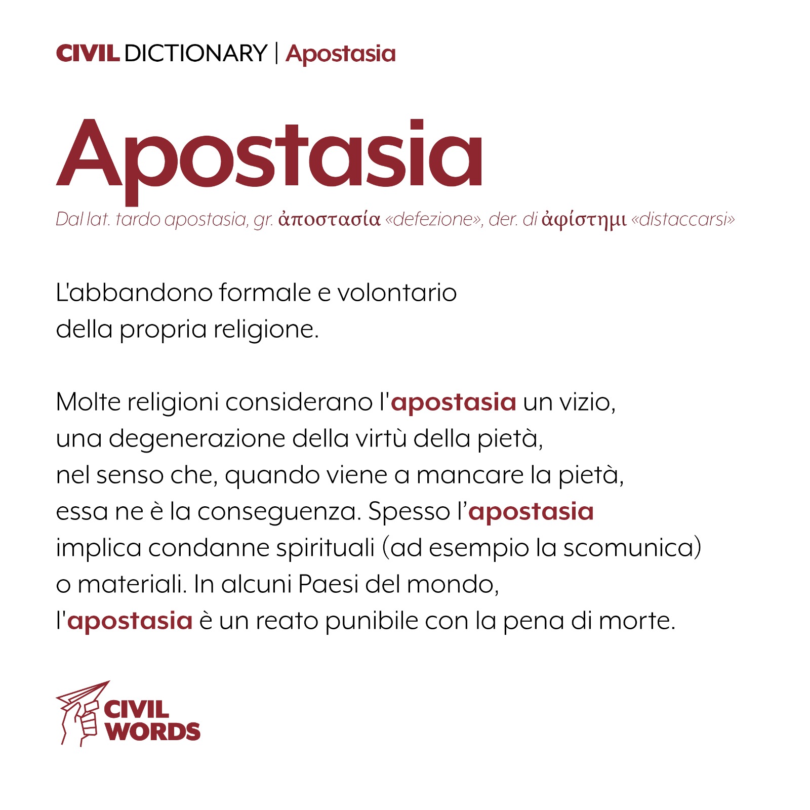 apostasia