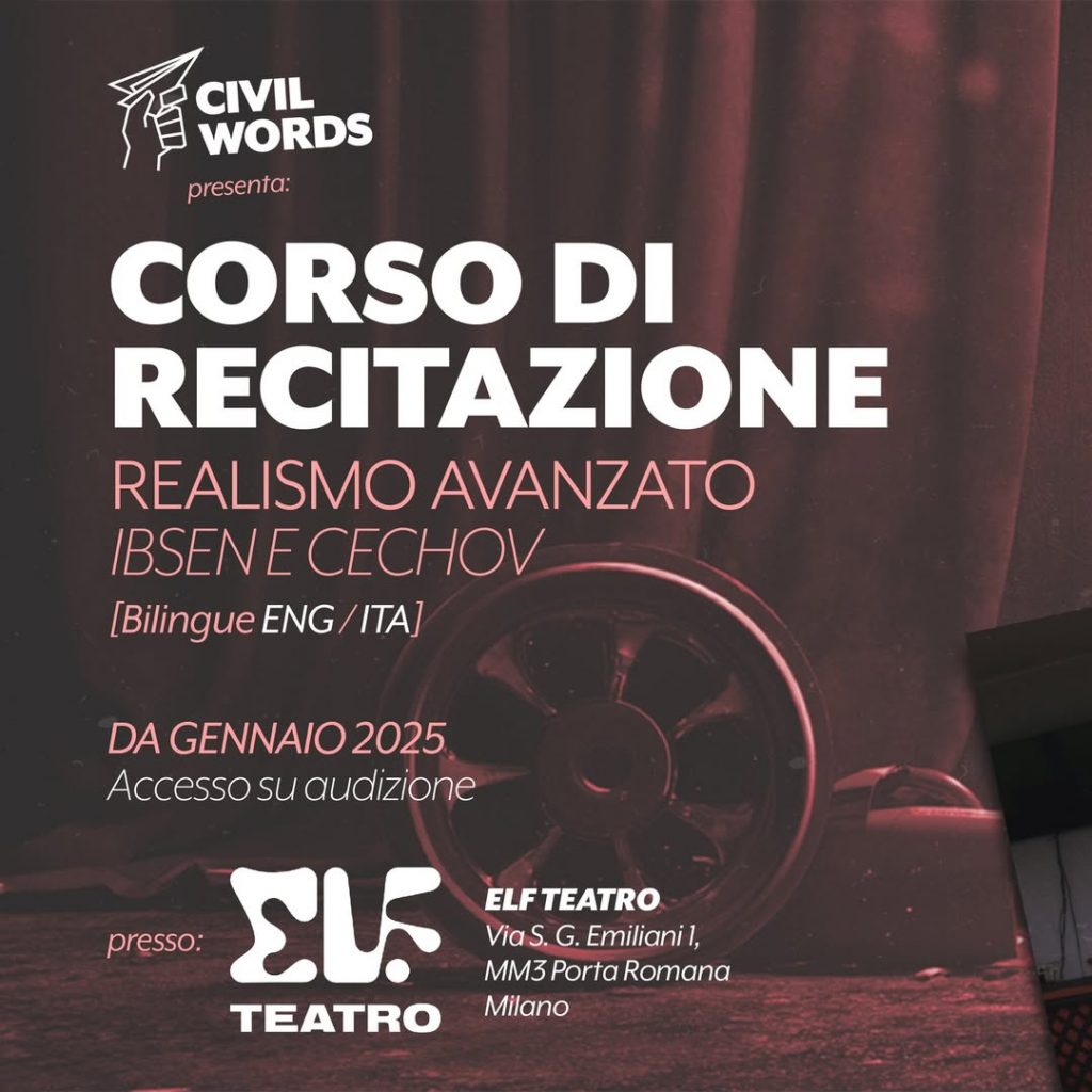 CORSO DI RECITAZIONE 2025