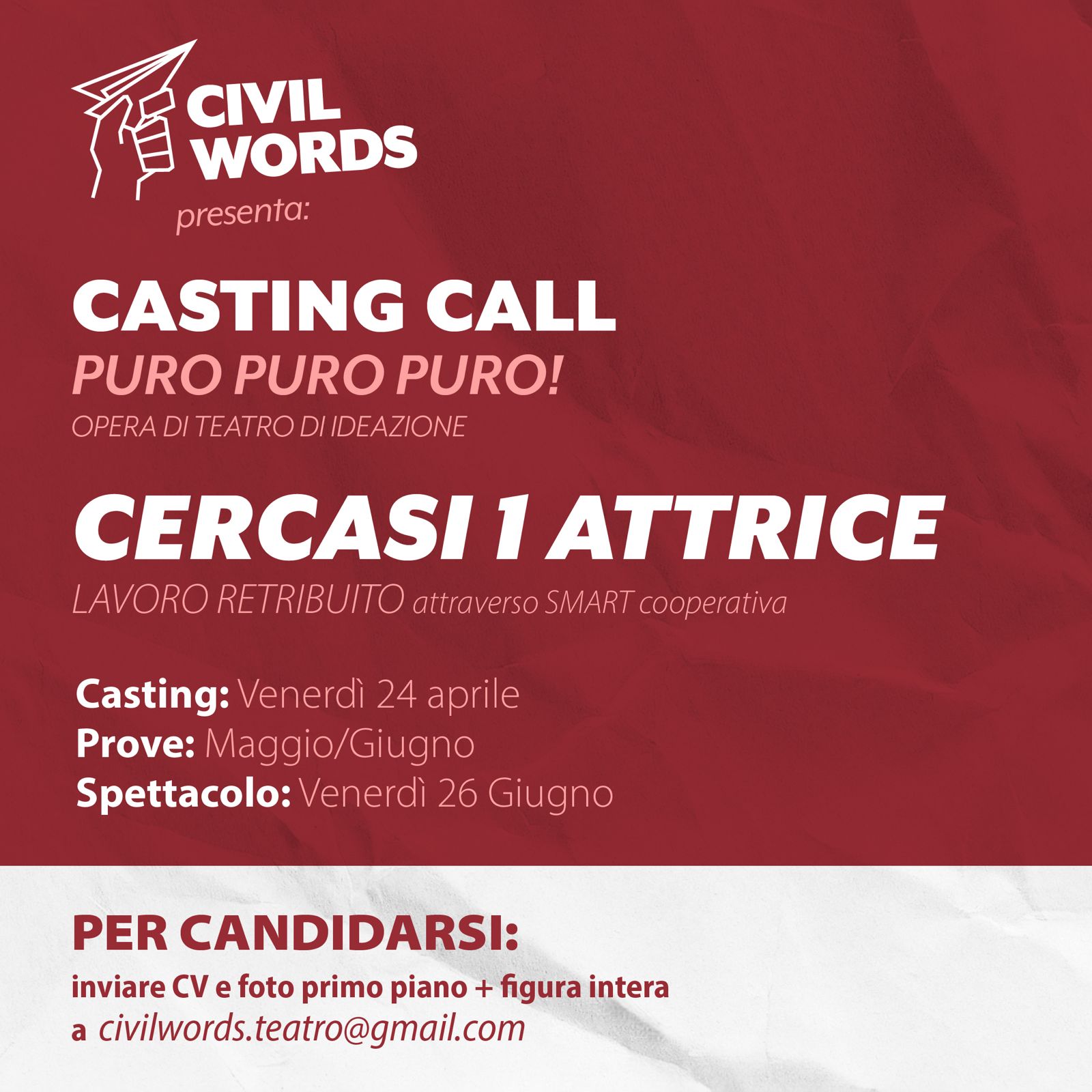 Puro Puro Puro! casting call